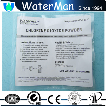 Entorno amigable ClO2 químico utilizado en el tratamiento de agua